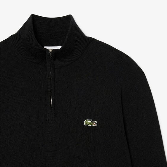 Lacoste AH1980 Quarter Zip Cotton Knit