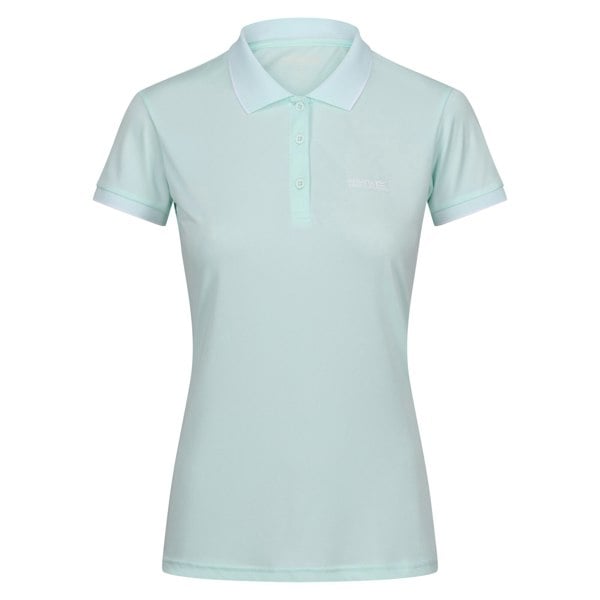 Regatta Womens/Ladies Remex II Polo Neck T-Shirt - Bleached Aqua Solid