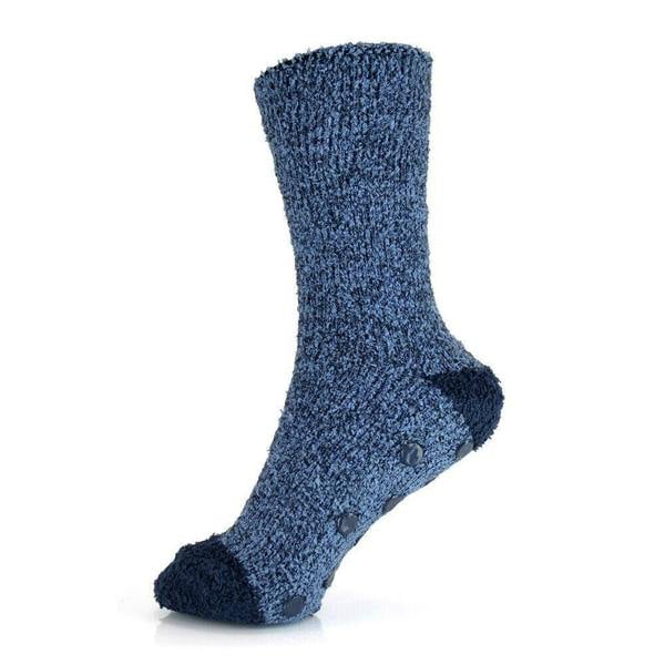 Tom Franks Mens Tom Franks Warm Soft Cosy Socks With Gripper SK882