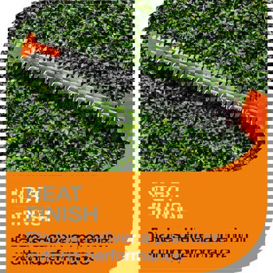 FLYMO Simplicut Li 14.4V Cordless Hedge Trimmer Orange