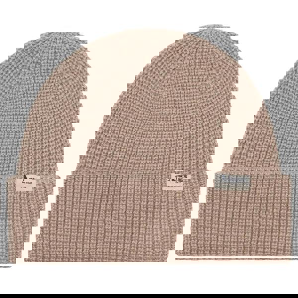 Aquascutum Active Logo Beige Beanie Hat