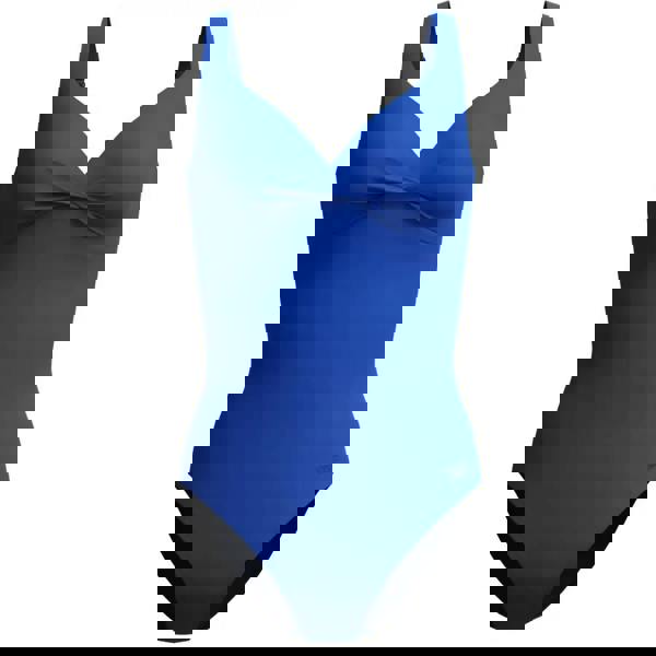 Speedo shaping cross knot swimsuit in vibrant royal blue