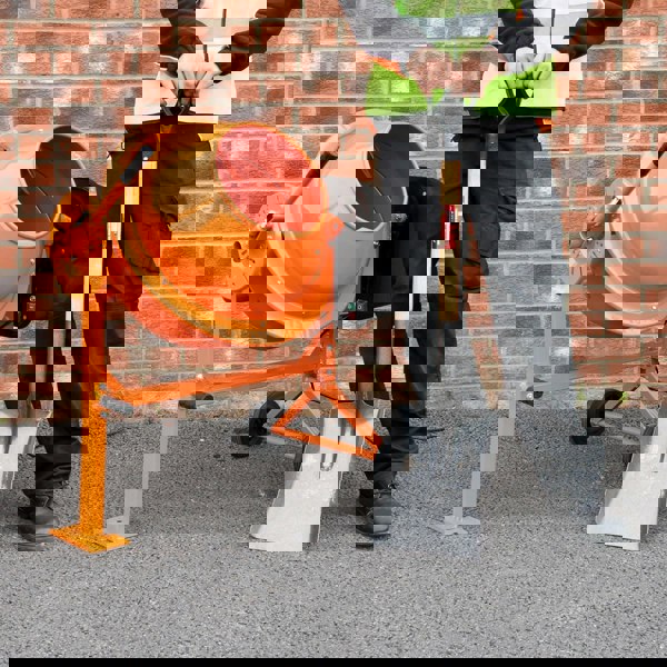 T-mech Cement Mixer & Handheld Concrete Vibrator with 2m Shaft