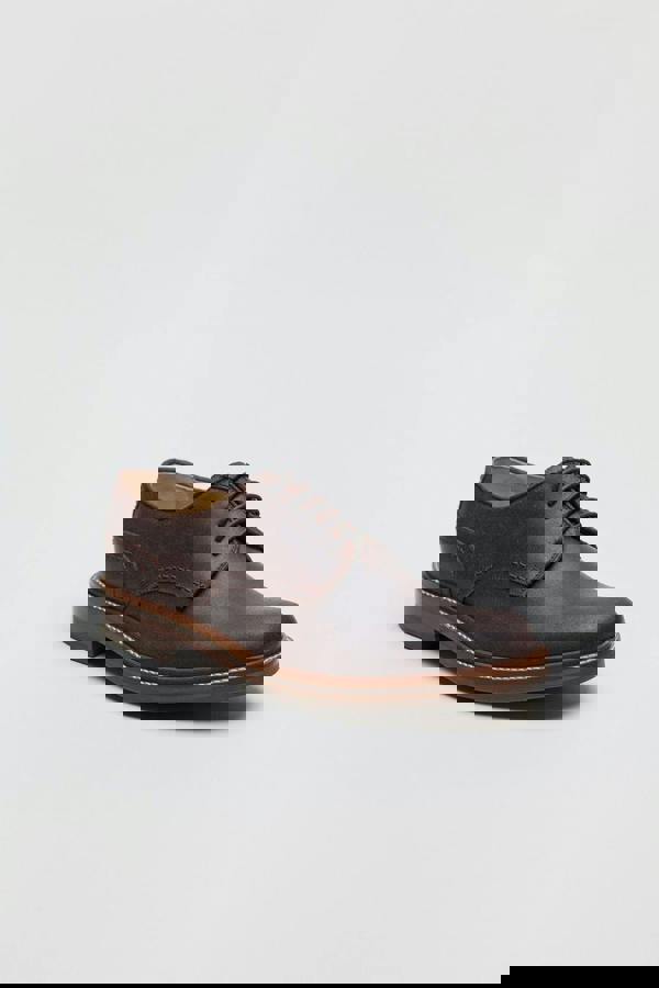 Chapman & Moore Plain Derby Country Leather Men's Choco Shoes