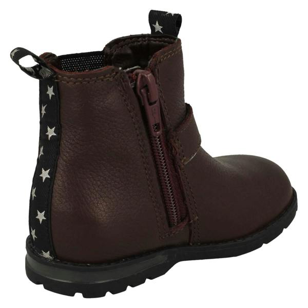Clarks Girls Clarks Buckle Detailed Heeled Ankle Boots Dabi River T