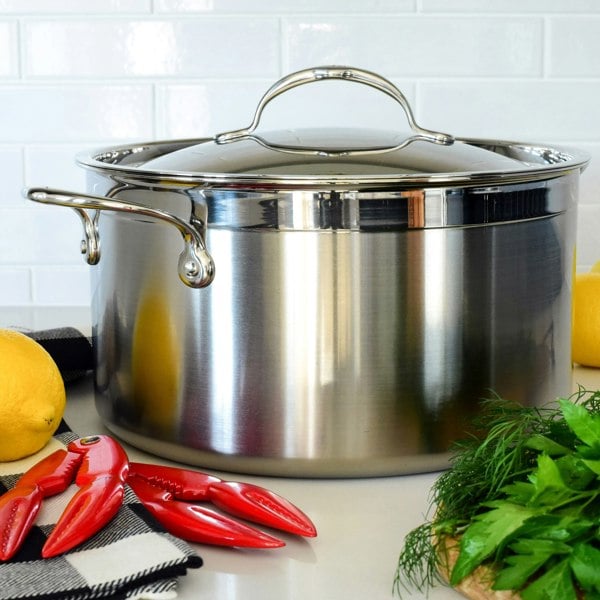 Hestan ProBond Induction Stainless Steel Stockpot & Lid - 26cm (7.6L)