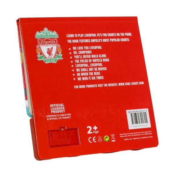 Liverpool FC Piano Book, Activity & Colouring Books, Sports, Gift