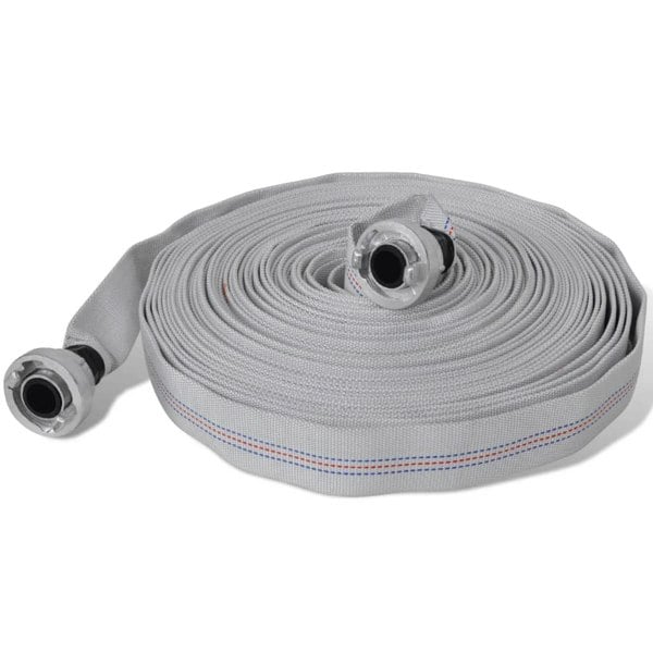 Berkfield Fire Hose Flat Hose 20 m with D-Storz Couplings 1 Inch