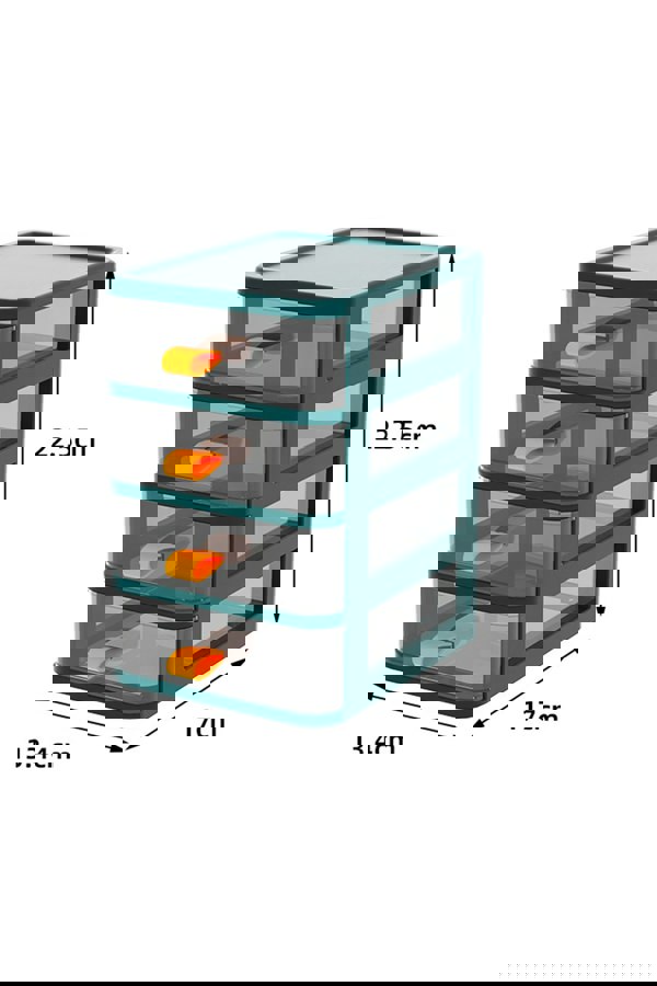 Living and Home 4-tier Multi-purpose Cosmetic Storage Organizer Box Gift Set