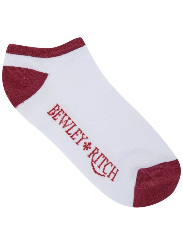Bewley & Ritch Probus Trainer Socks 5pk White Multi