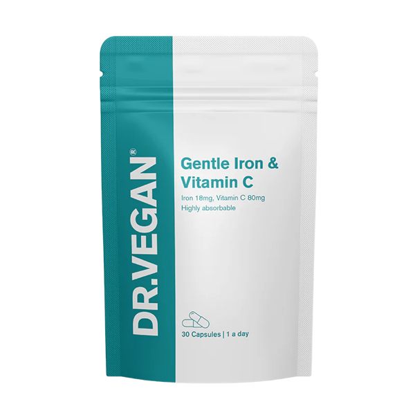 Dr. Vegan Gentle Iron (18mg) & Vitamin C (80mg)