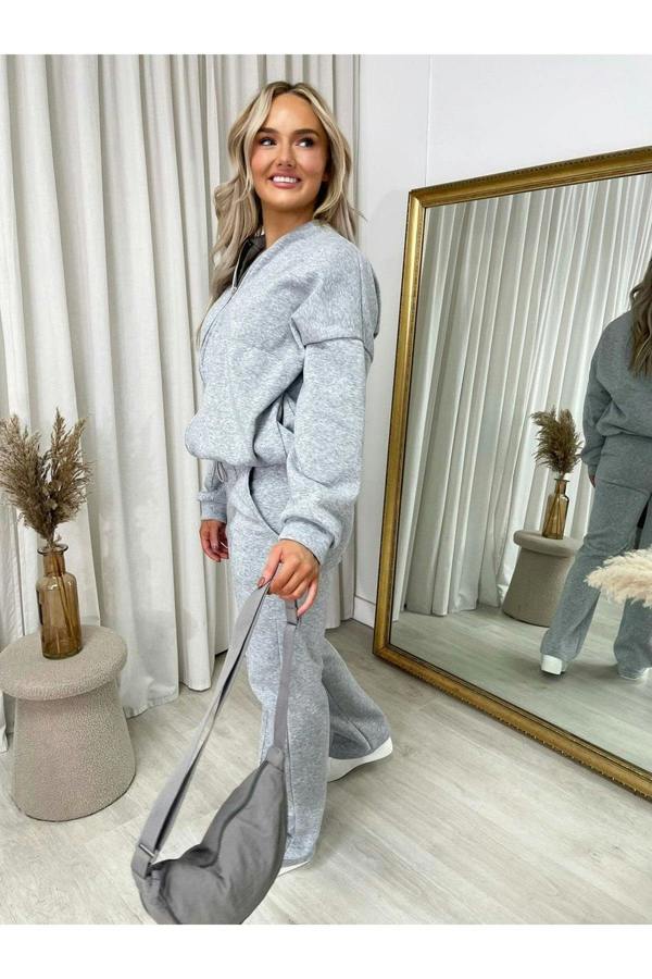 ikrush Ashlee Zip Bomber Jacket And Trouser Co-ord Set
