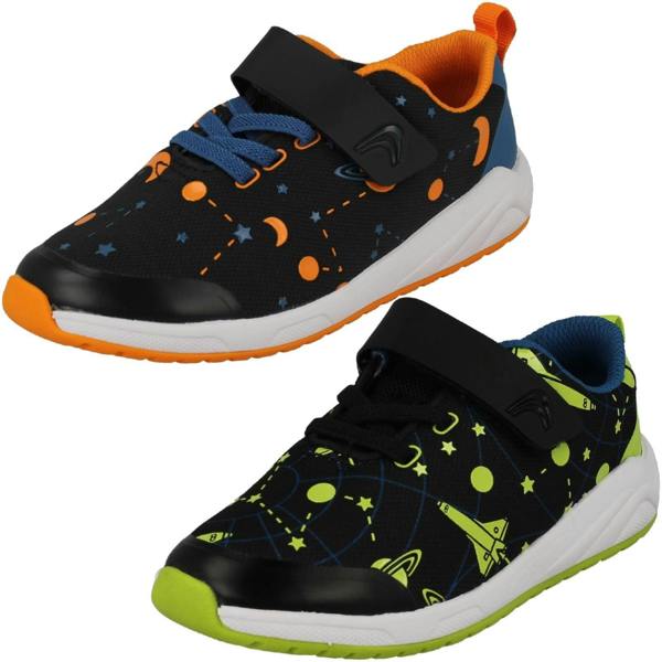 Clarks Boys Clarks Space Detailed Lightweight Trainers Aeon Cosmo
