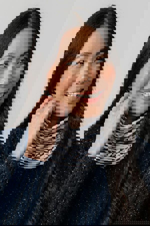 Tabitha Boucle Knit Tank Navy | Lily and Me Clothing