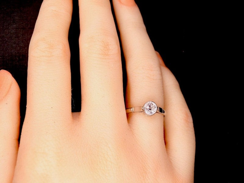 Vintage Tom A vintage diamond solitaire ring