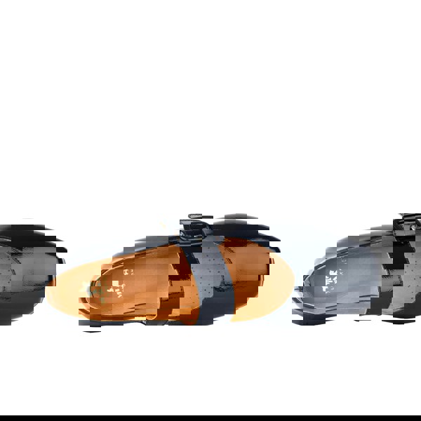 Embassy London Bliss - Navy - Women's block heel square toe patent leather Mary-Jane