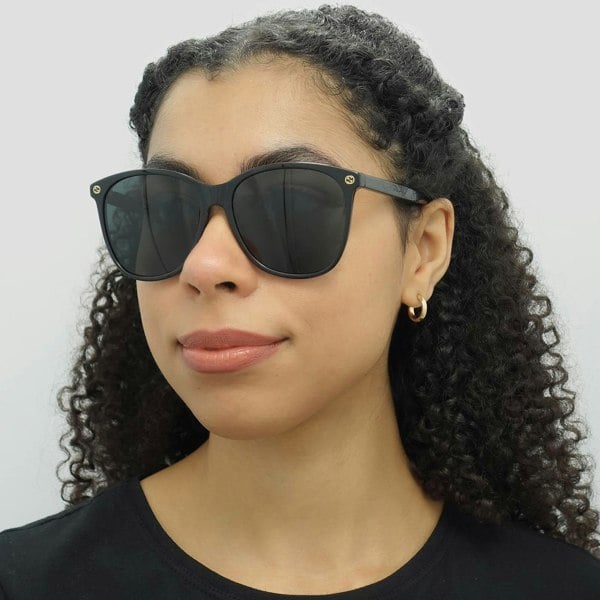 Gucci Sunglasses GG0024S 001 Black Grey