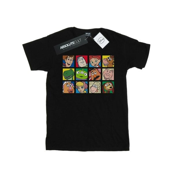 Disney Boys Toy Story Character Squares T-Shirt - Black