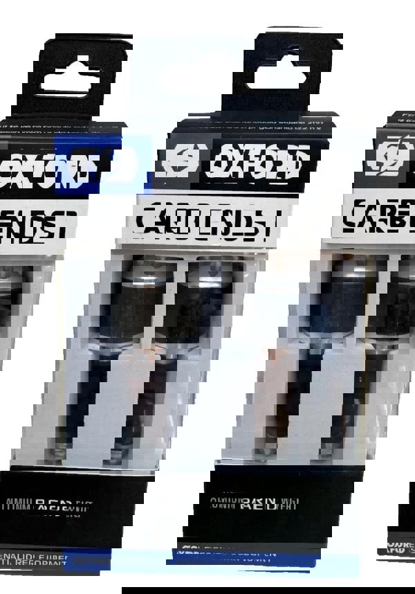 Oxford CarbEnds 1 Colourways Gold, Blue, Red, Silver