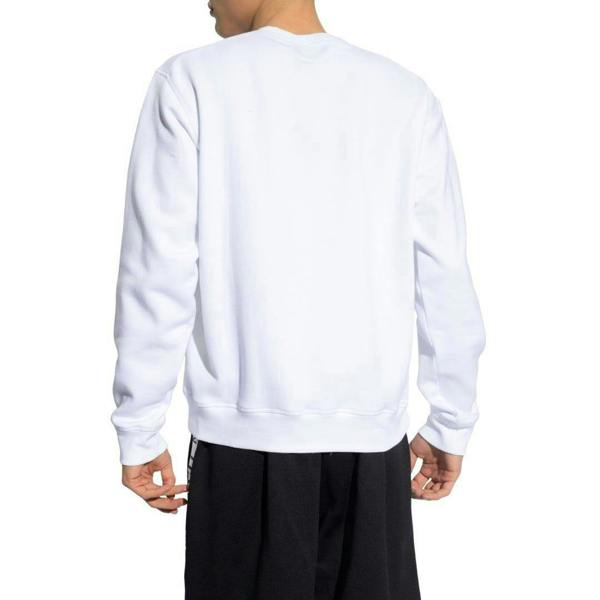 DSquared2 Unisex Adult Cool Icon Logo Sweatshirt - White/Black