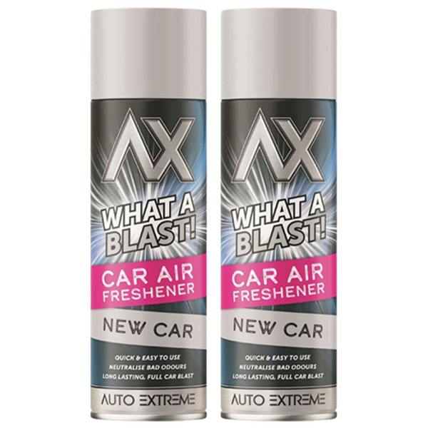 Auto Extreme 2X - What A Blast! New Car Car Air Freshener Spray 500ml
