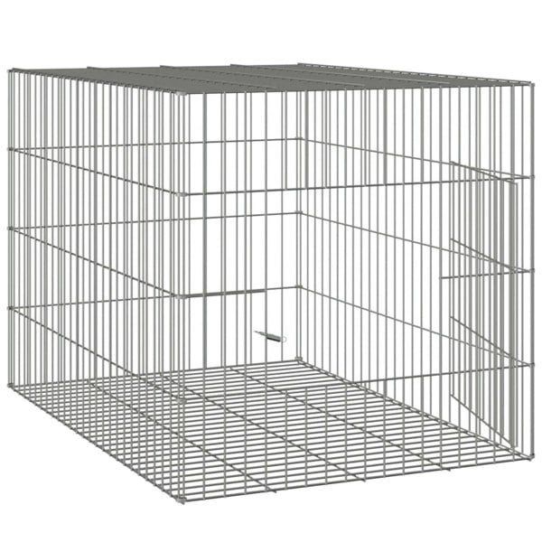 Berkfield Rabbit Cage 78x54x54 cm Galvanised Iron