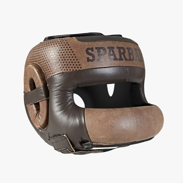 SPARBAR® SB1 BAR FACED SPARRING HEADGUARD - VINTAGE BROWN
