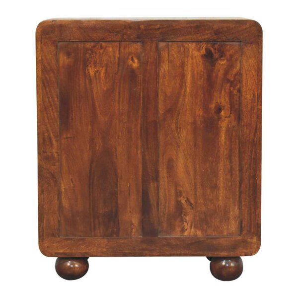 Artisan Furniture Solid Wood Chestnut Woven Chest, 3 Drawers, Brown