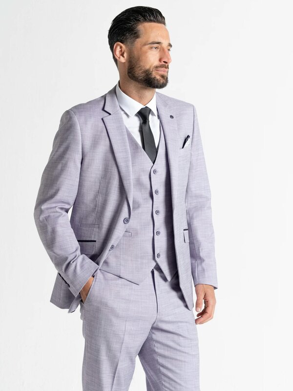 V2 Classic Henry - Lilac Three Piece Suit
