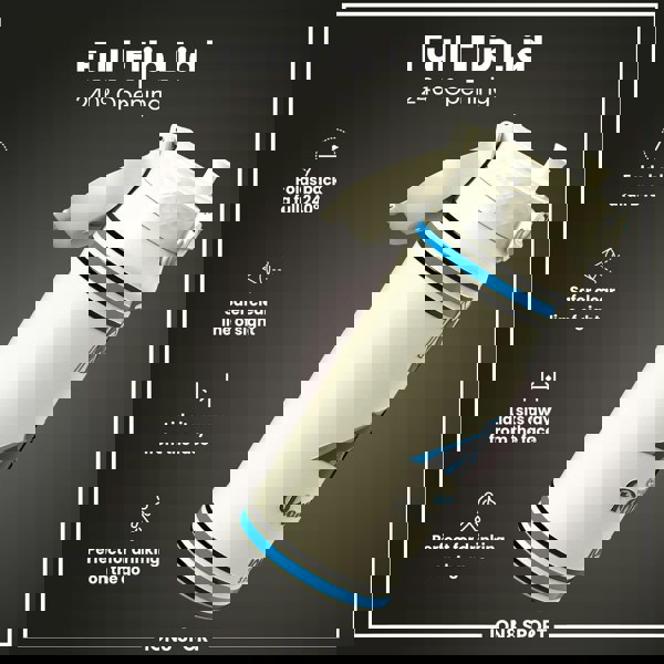 ION8 NFL x ION8 Insulated Steel Water Bottle, NFL Panthers, 750ml (24oz)