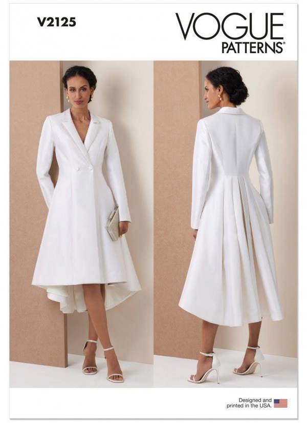 Vogue Sewing Pattern 2125, Dresses for Women, D5 (4-6-8-10-12) - Easy