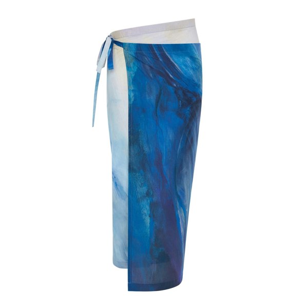 Blue Nude La Pointe Tie Sarong