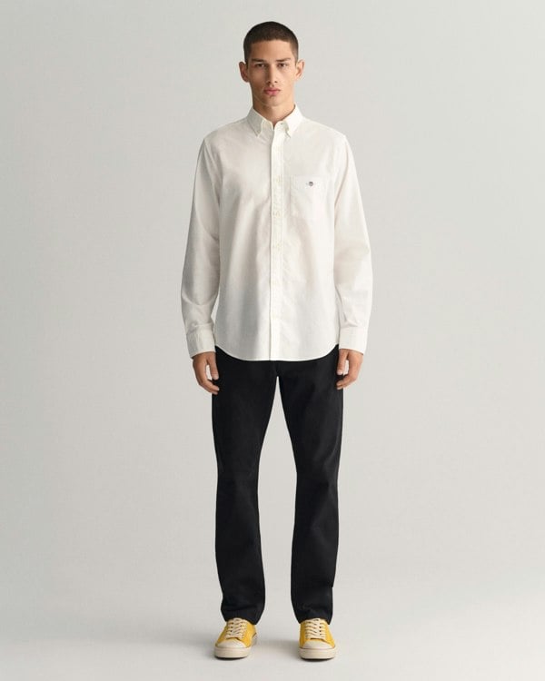 GANT Mens Regular Desert Jeans - 5 Black