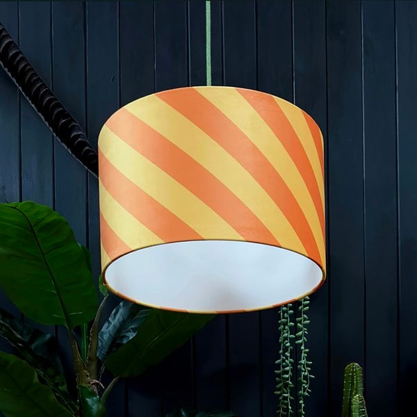 love frankie Helter Skelter lampshade in marmalade