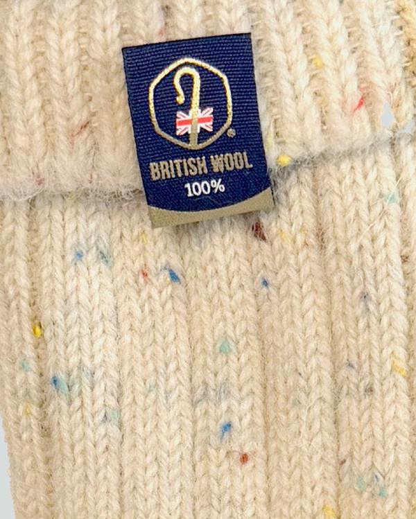 Jemsox British Wool Boot Socks – Rainbow Nepp | 100% British Wool Luxury Boot Socks