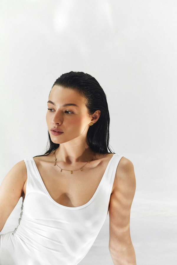 Elk & Bloom Star Feeling Chunky 14K Gold Choker Necklace