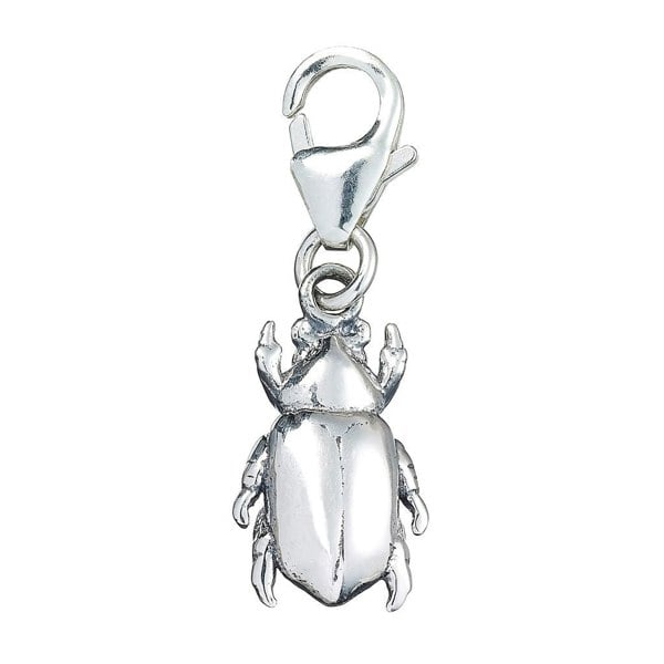 Mylee London Beetle Pendant Charm - Sterling Silver
