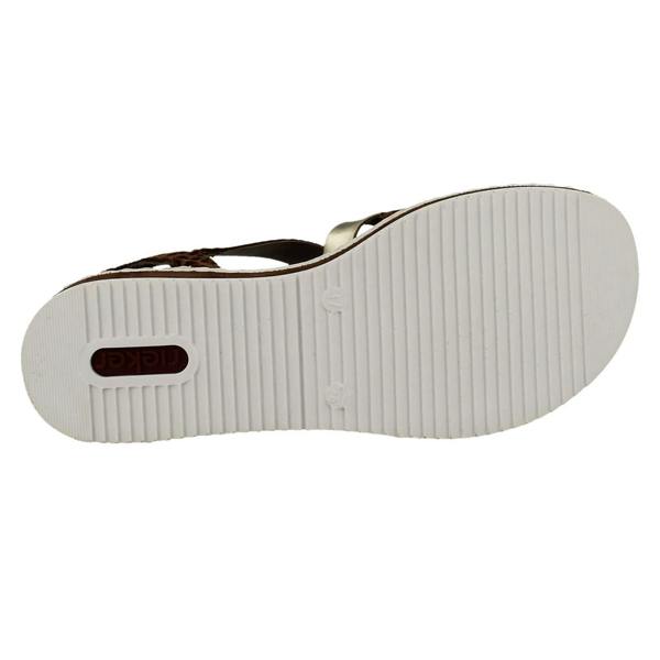 Rieker Ladies Rieker Wedge Heeled Sandals V3663