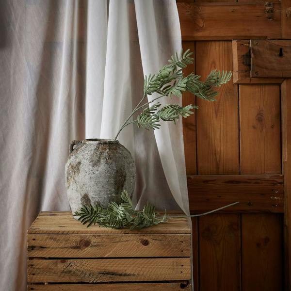 Wyld Haus Set of 3 Artificial Flowers Silver Wattle Leaf Stems