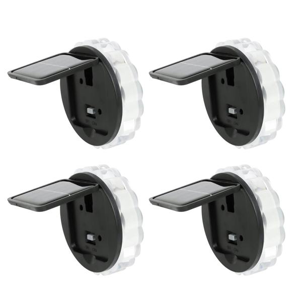 Gardenwize Solar Fence Lights – Star LED Wall Lights Pack of 4