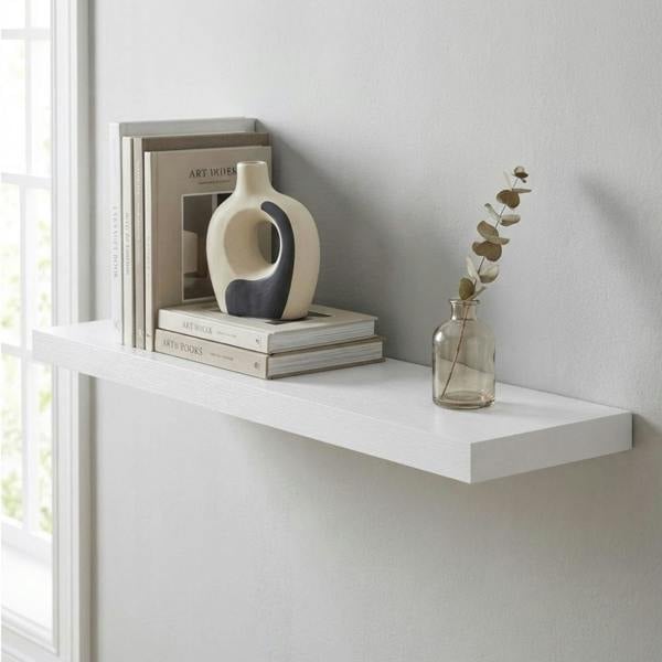 Garden Greatness Urban White Floating Shelf