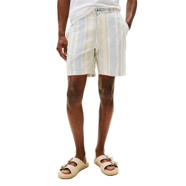 Tommy Hilfiger Mens Striped Shorts - Breezy Blue - 