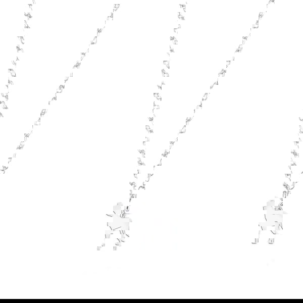 Portuguese Pointer Silhouette Silver Necklace - Personalised - MYLEE London