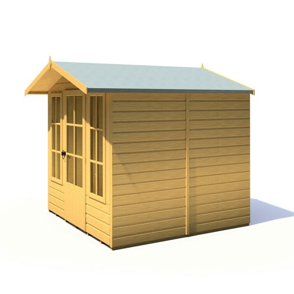 Shire 7x7 Chatsworth Summerhouse 12mm shiplap interlock cladding