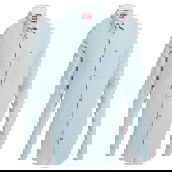 Craghoppers Mens Nuoro II Nosilife Shirt - Niagara Blue - 