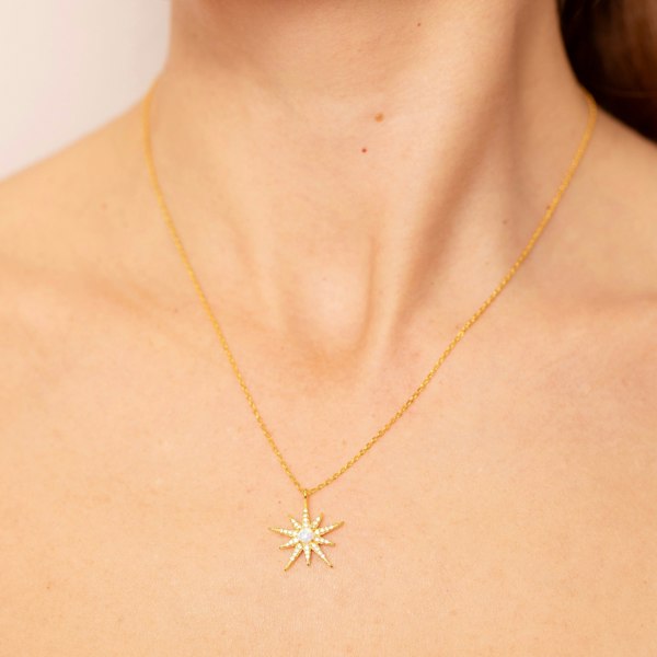 Gold Trip North Star Necklace