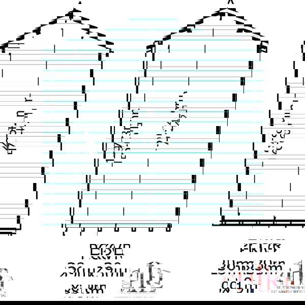 Shire Peckover 8x8 Log Cabin 19mm interlock  Cladding - Best Shed