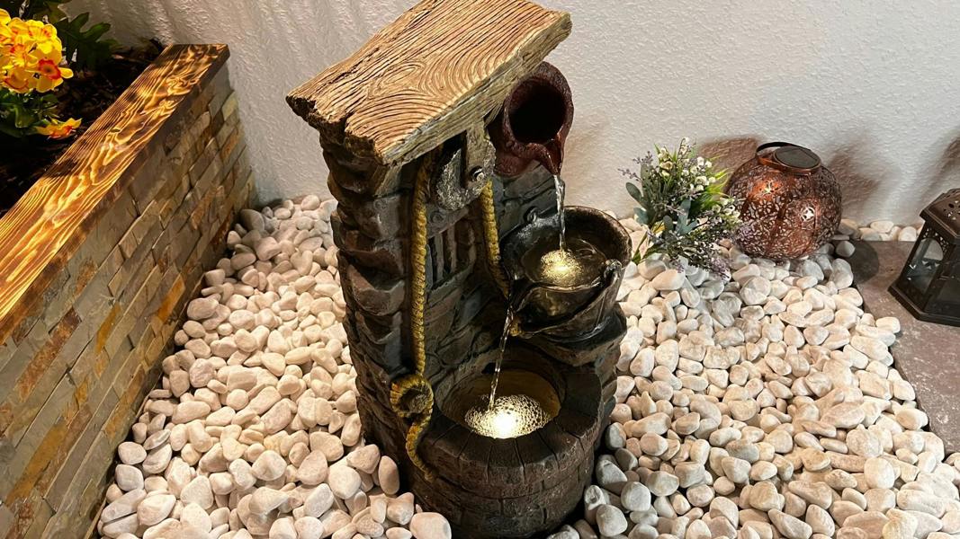 Tranquillity Water Features Rustic Jug Traditional Water Feature