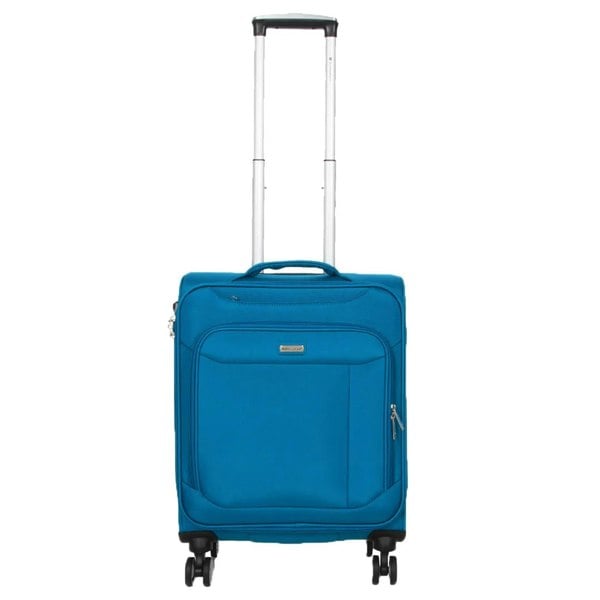 Snowball Soft Suitcase Dual 4-Wheel Spinners Expandable Luggage