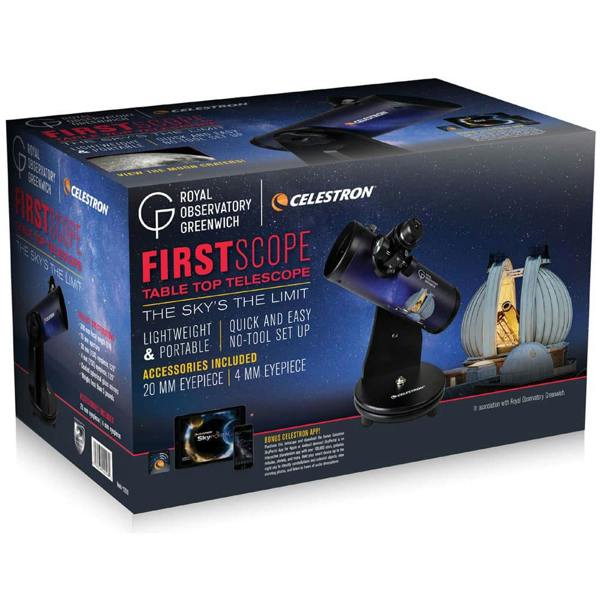 Celestron Royal Observatory Greenwich Firstscope Table Top Telescope